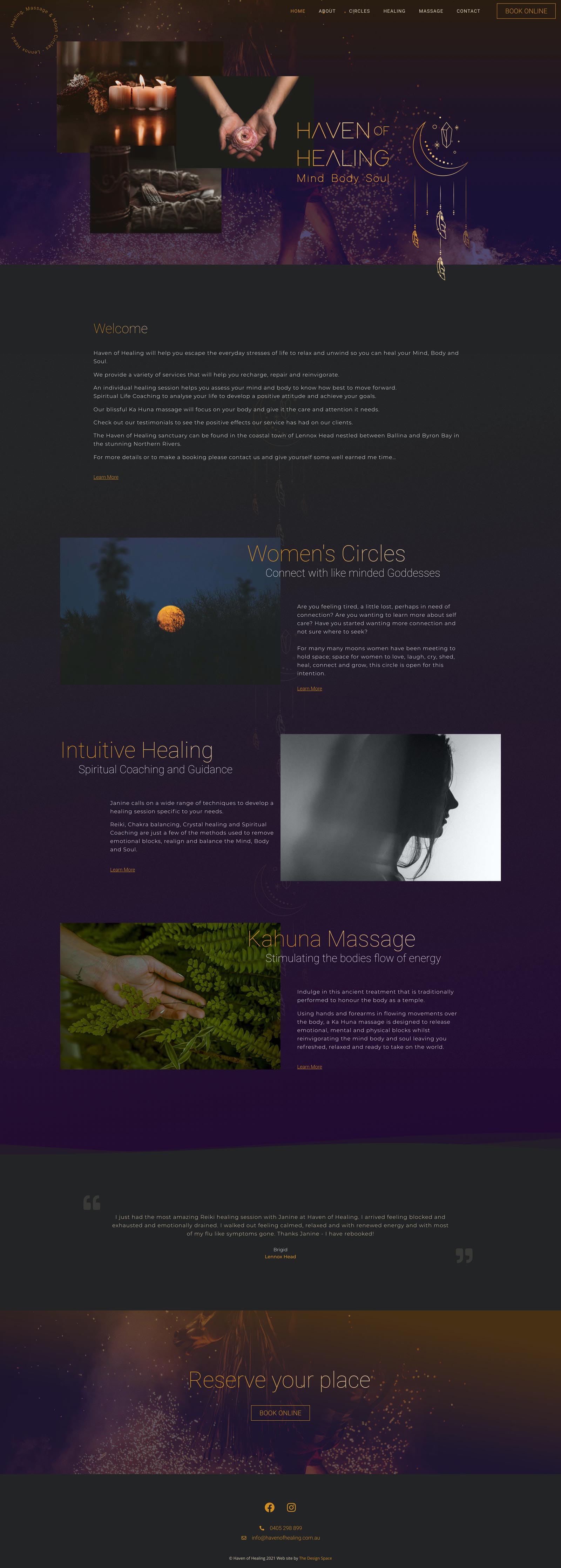 haven-of-healing-lennox-head-website-design