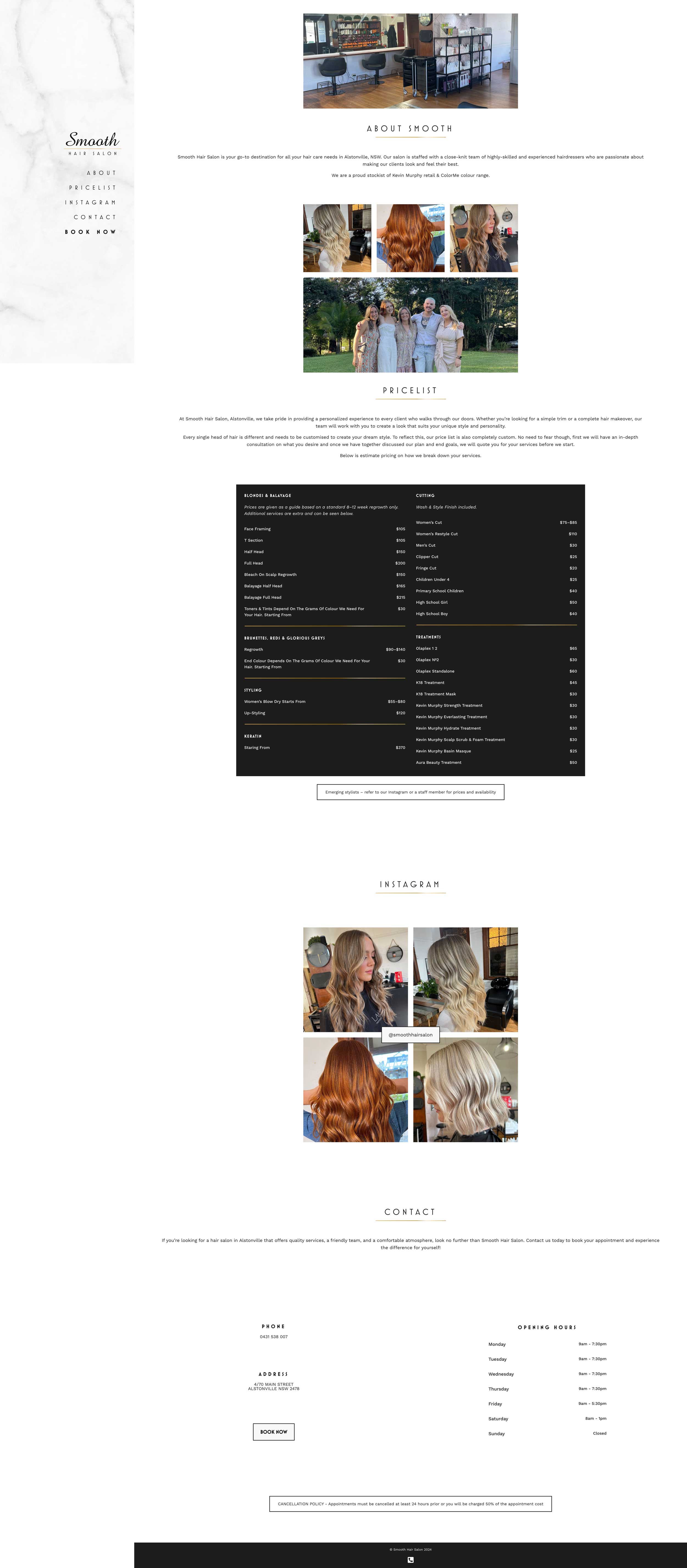 smoothhairsalon-au-website-design-alstonville-nsw