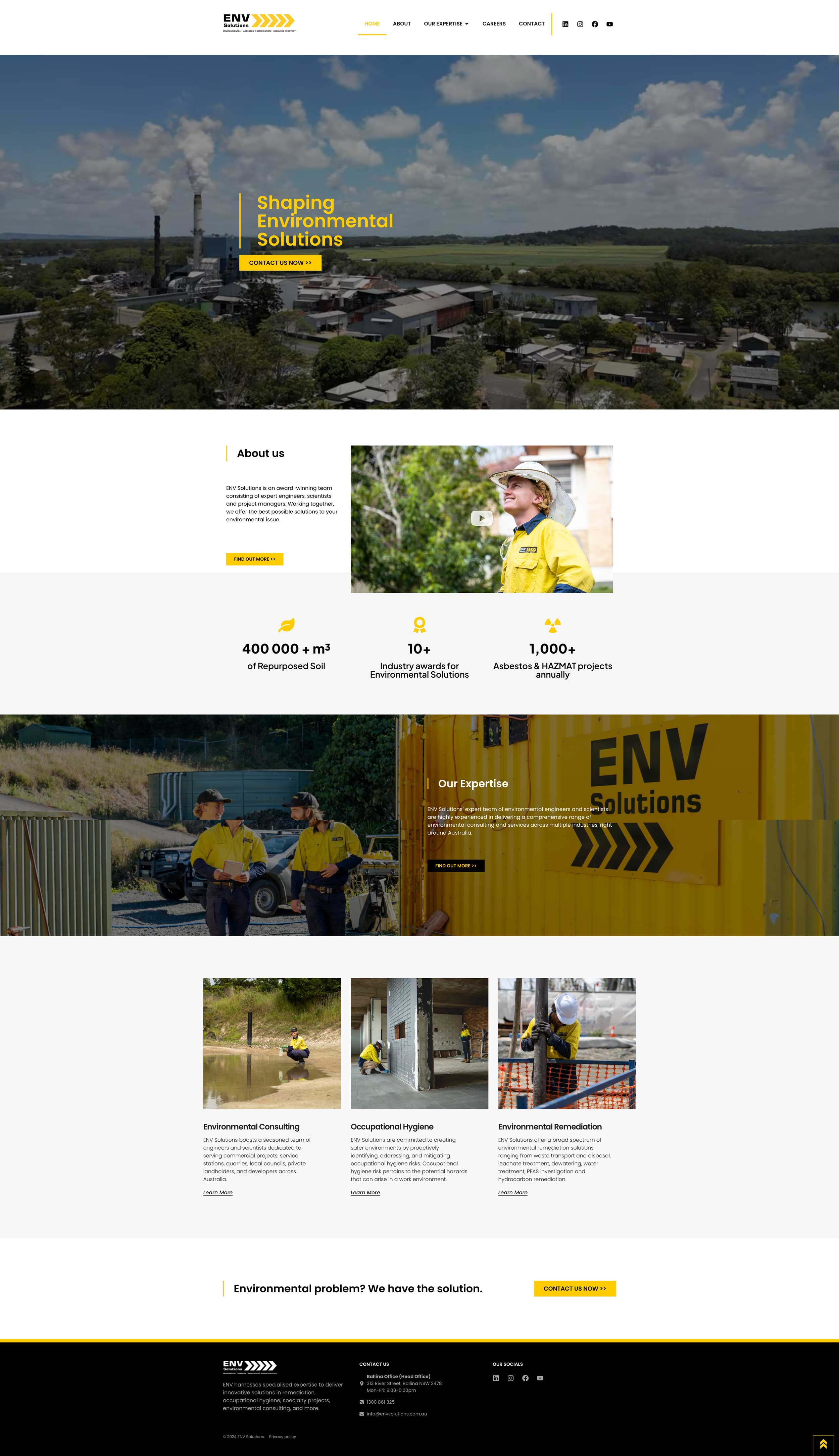 website-for-construction-copmany-byron-bay